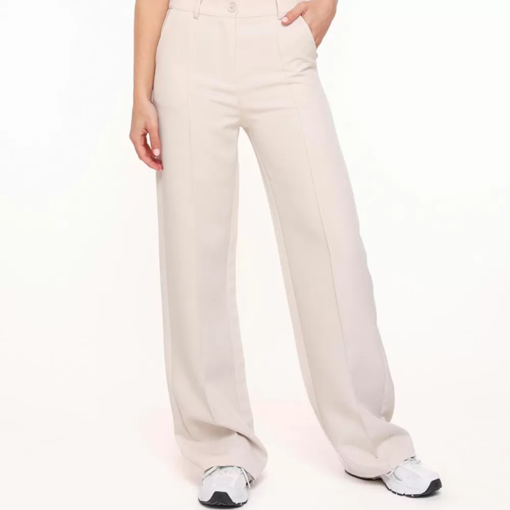 Beige Basic-Pantalon<Olivia & Kate Best