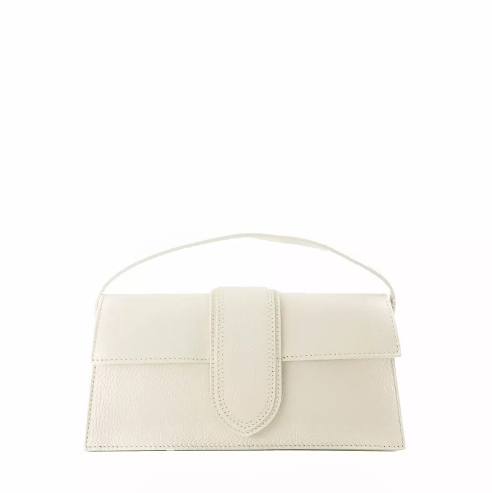 Beige Leather Horizontal-Bag<Olivia & Kate Cheap