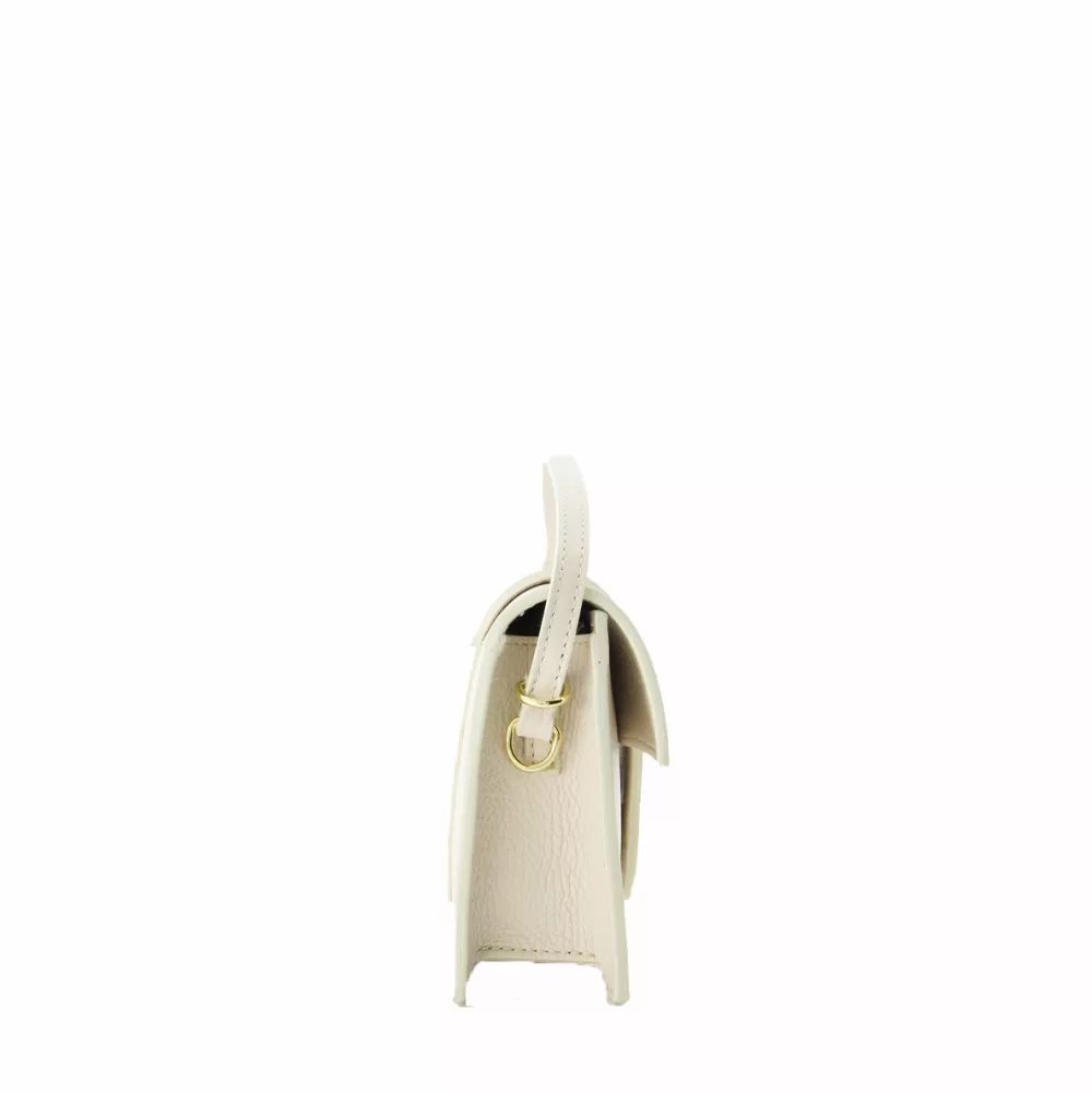 Beige Leather Horizontal-Bag<Olivia & Kate Cheap