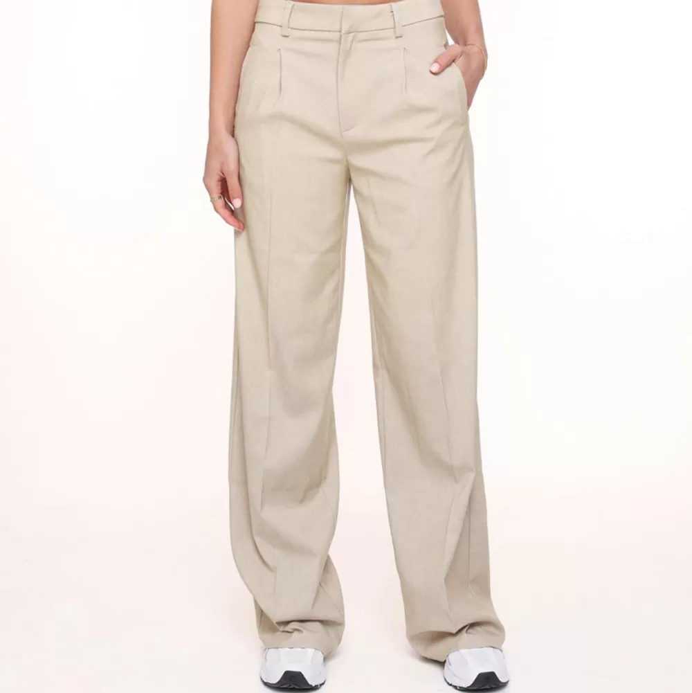 Beige Studio-Pantalon<Olivia & Kate Sale