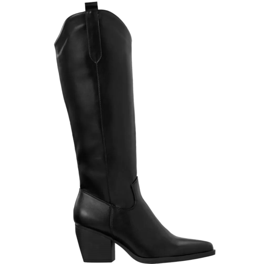 Black High Classic Cowboy-Boots<Olivia & Kate Cheap