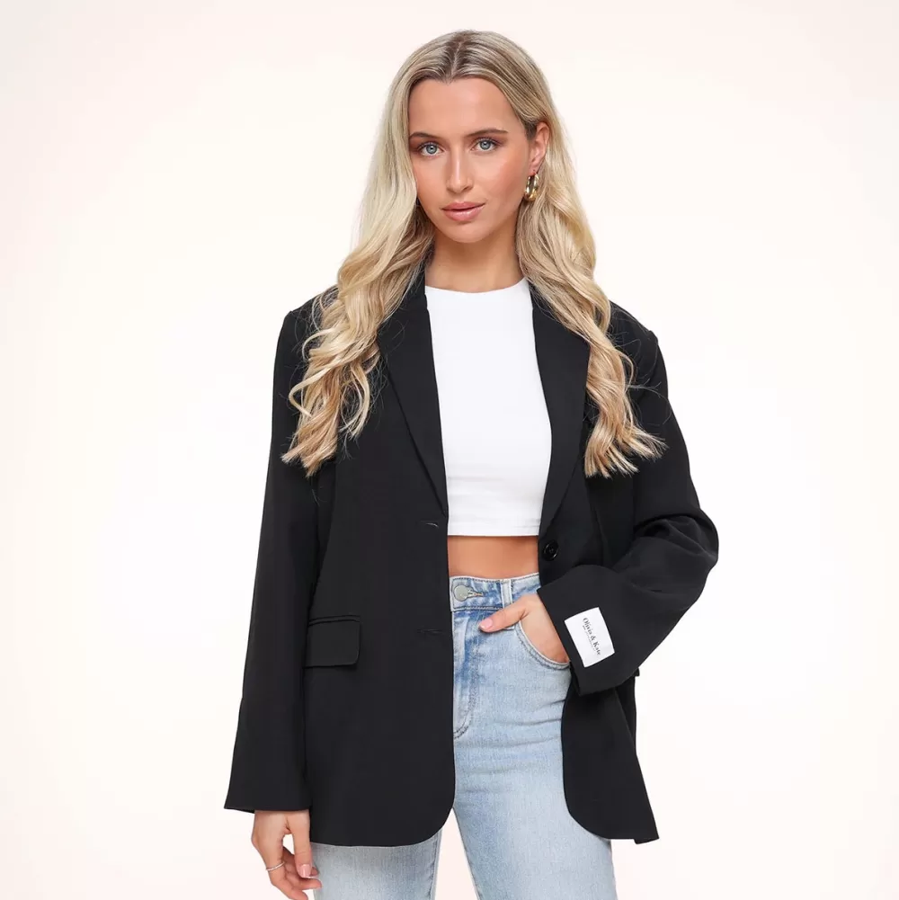 Black Studio Basic-Blazer<Olivia & Kate Best