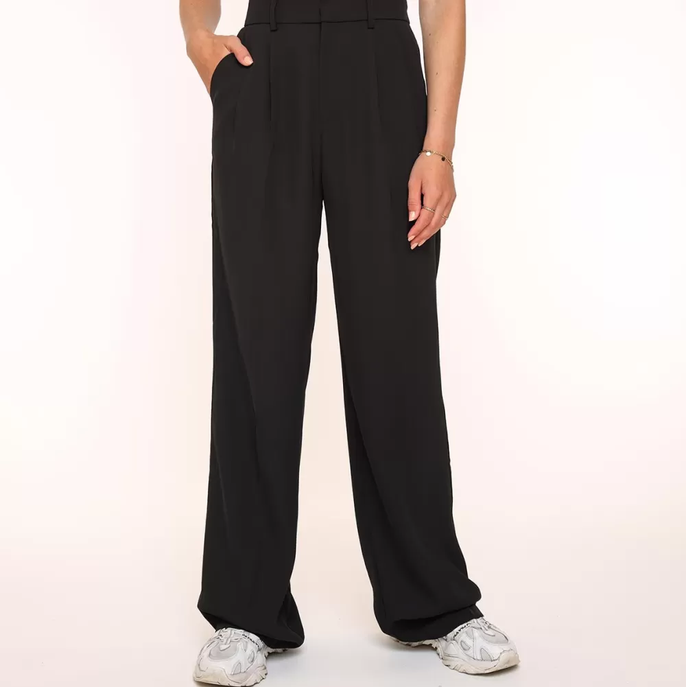 Black Wide-Pantalon<Olivia & Kate Clearance