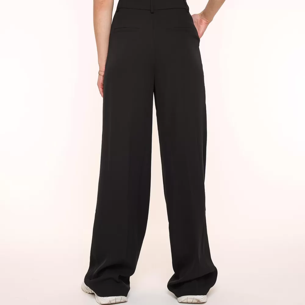 Black Wide-Pantalon<Olivia & Kate Clearance