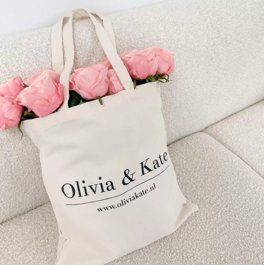 Creme Canvas-Bag<Olivia & Kate Cheap