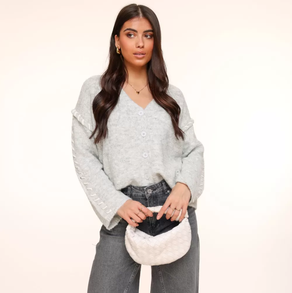 Dark Grey Wide Denim-Jeans<Olivia & Kate Cheap