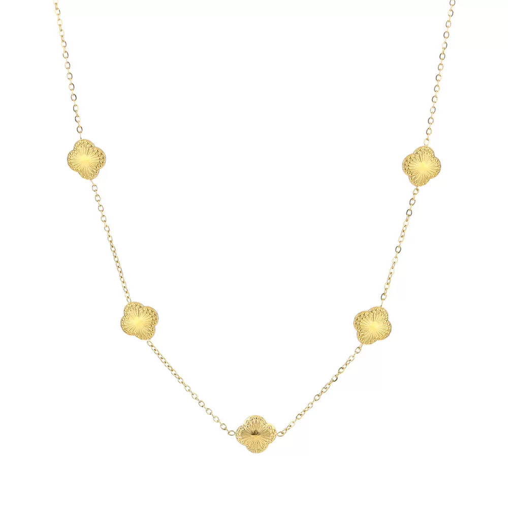 Golden Clover-Necklace<Olivia & Kate New