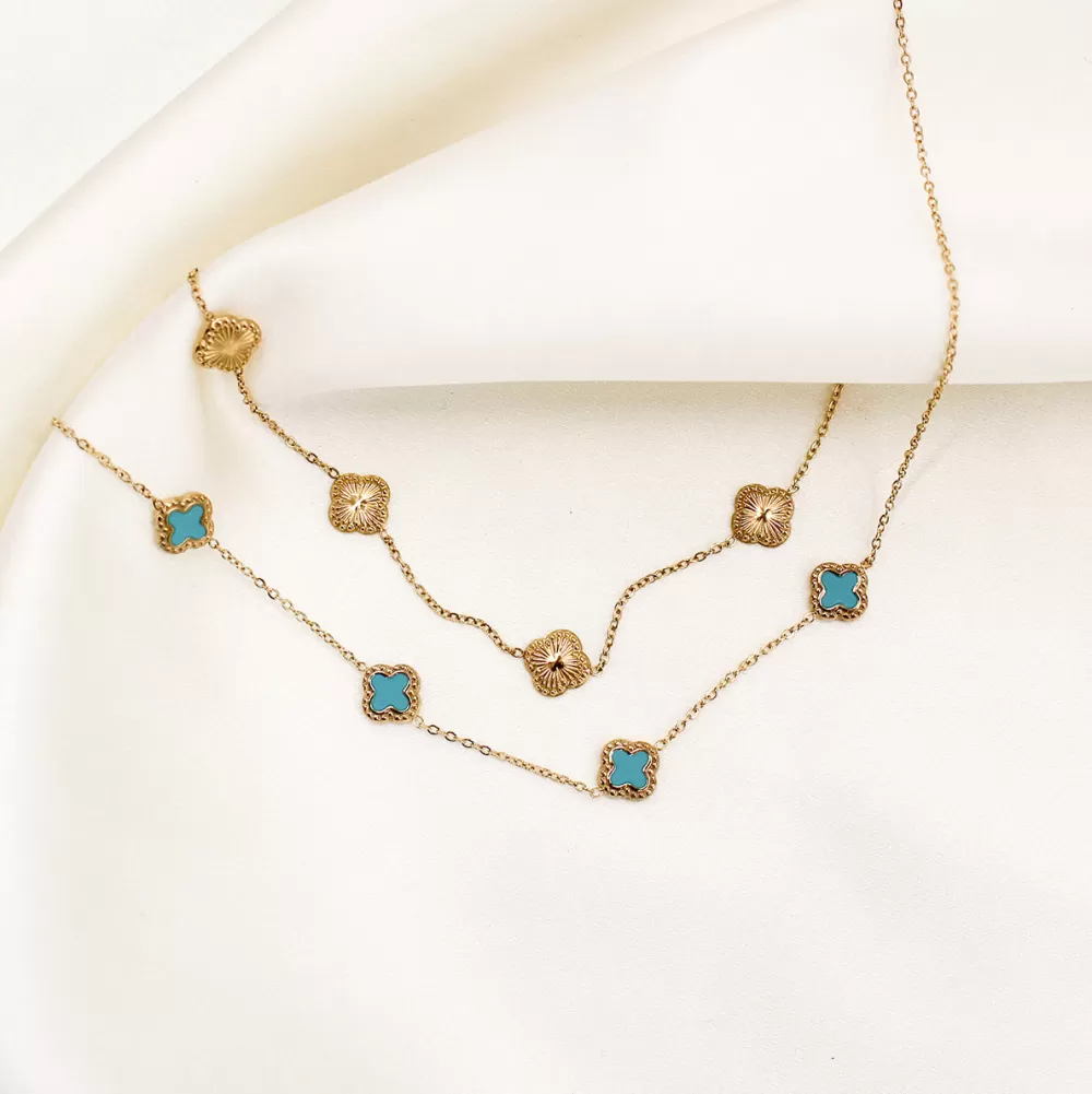 Golden Clover-Necklace<Olivia & Kate New