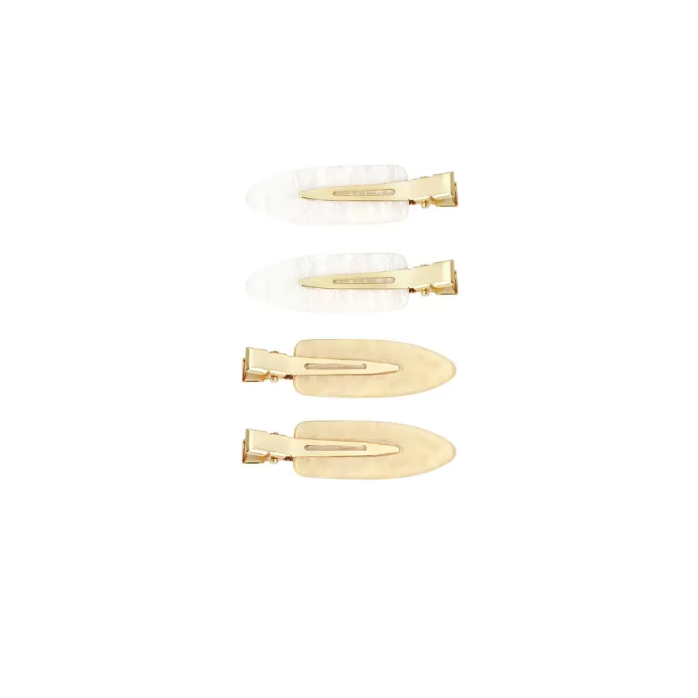 Golden Hair Clips-Set<Olivia & Kate Shop