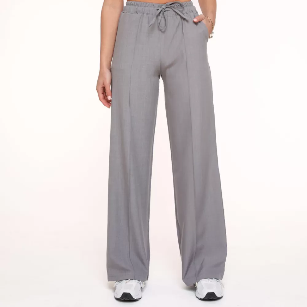 Grey Continuous Seams-Trouser<Olivia & Kate Cheap