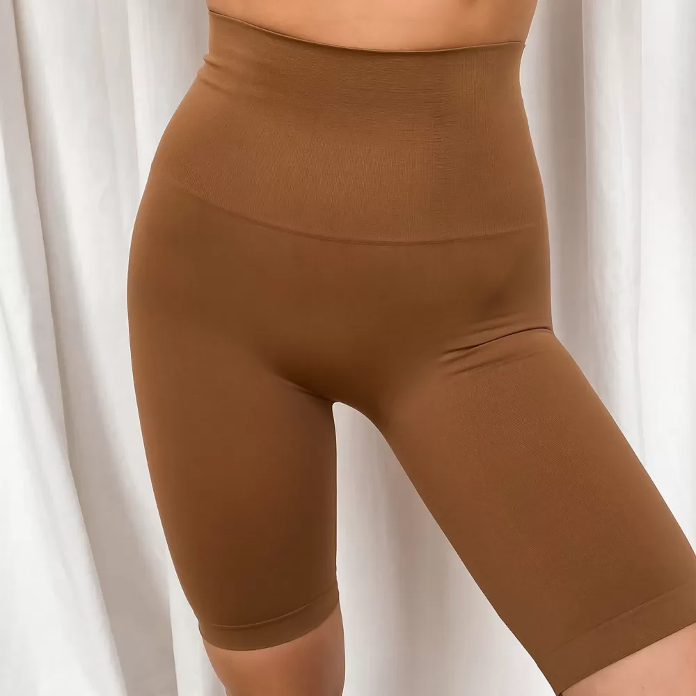 Imagine Brown-Shapewear Shorts<Olivia & Kate New