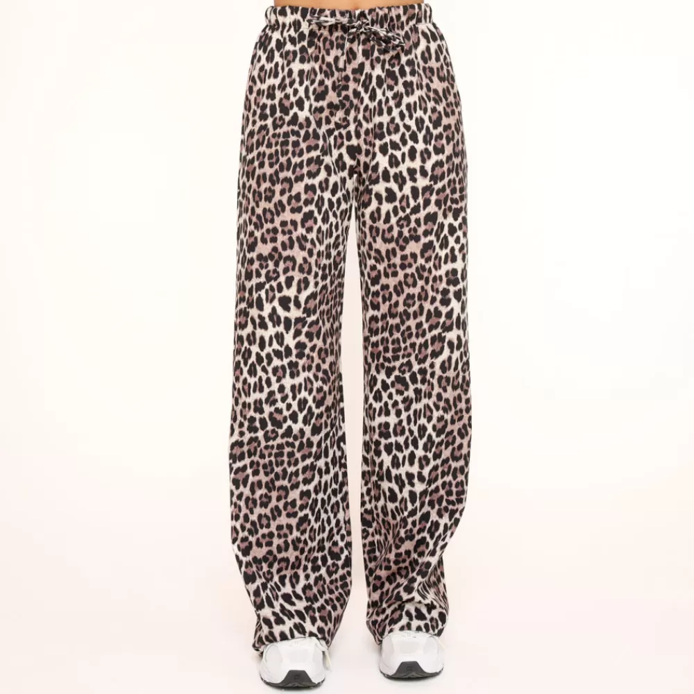 Leopard Loose Fit-Pants<Olivia & Kate Best