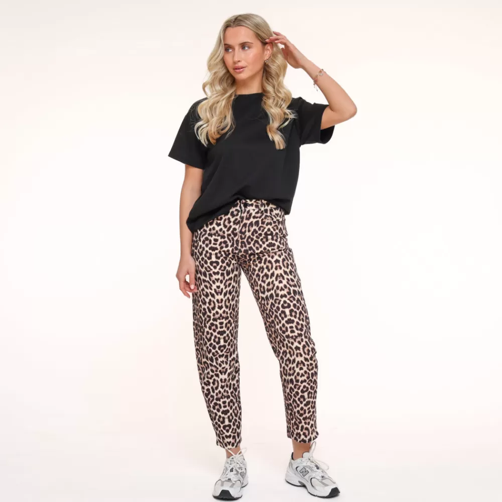 Leopard Mom Ankle-Jeans<Olivia & Kate Best Sale