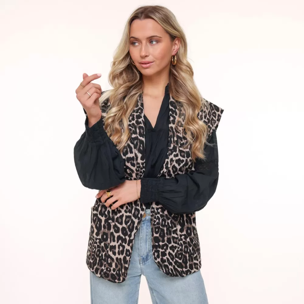 Leopard-Gilet<Olivia & Kate Cheap