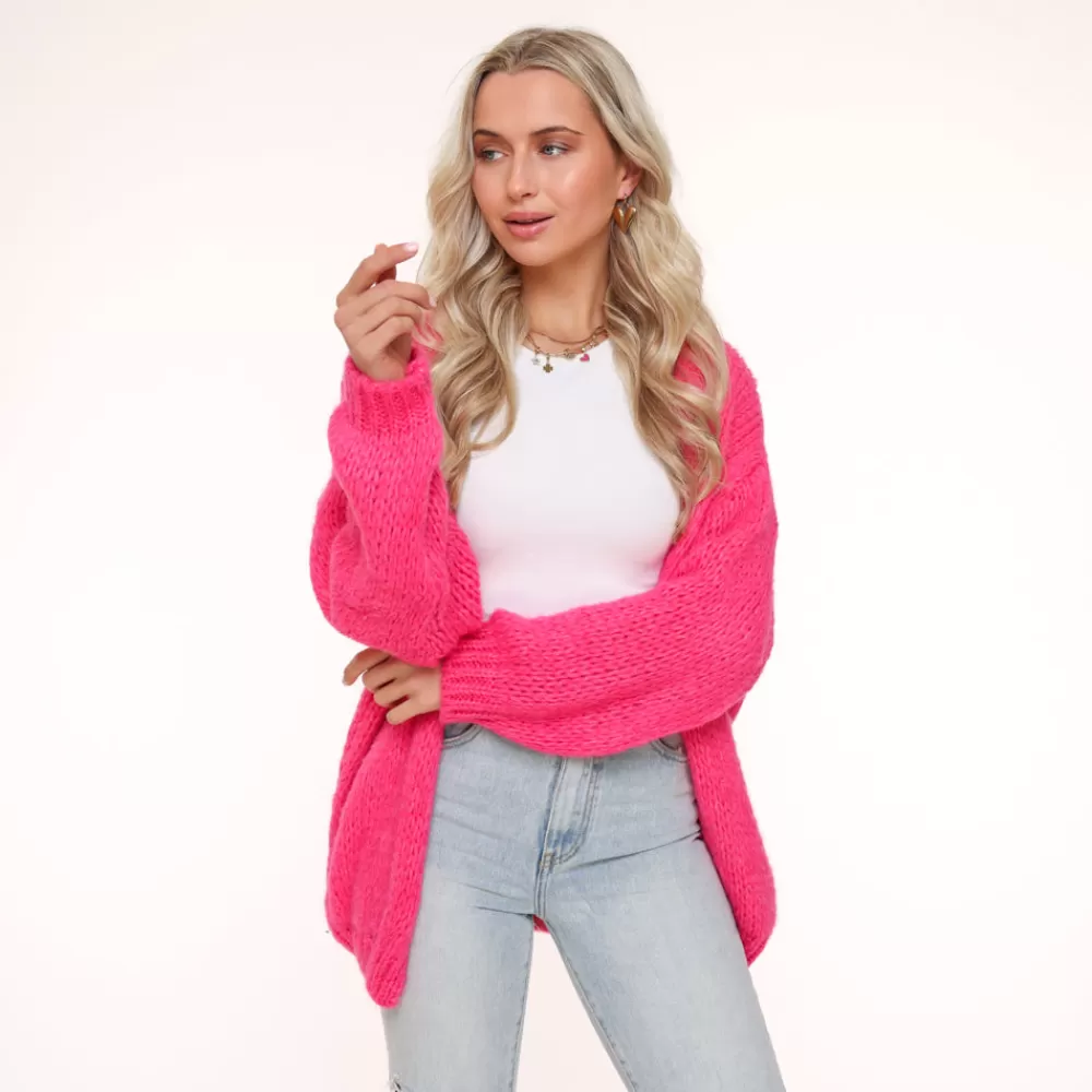 Pink Wool-Cardigan<Olivia & Kate Cheap