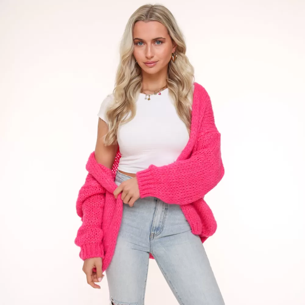 Pink Wool-Cardigan<Olivia & Kate Cheap