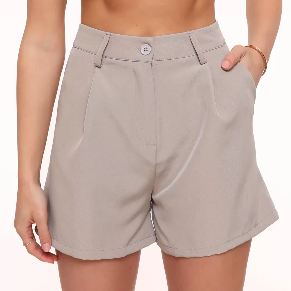 Taupe Basic-Short<Olivia & Kate Fashion