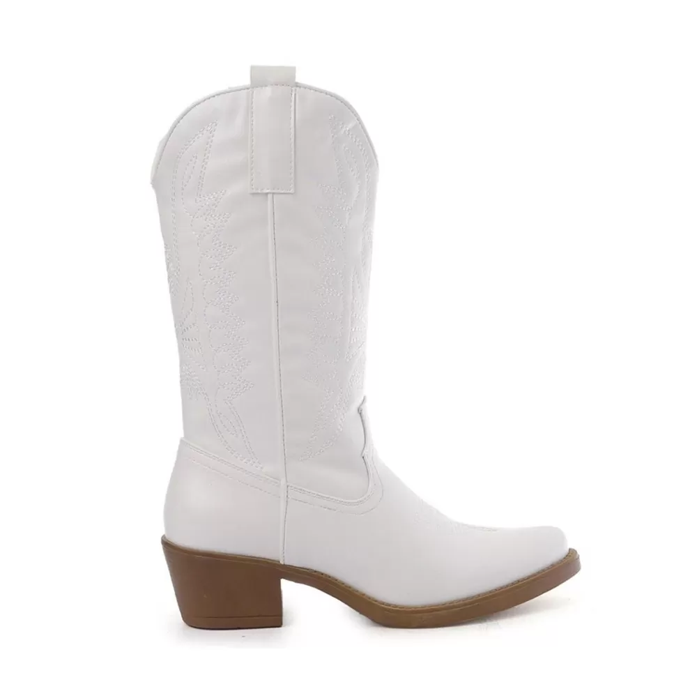 White Cowboy-Boots<Olivia & Kate Hot