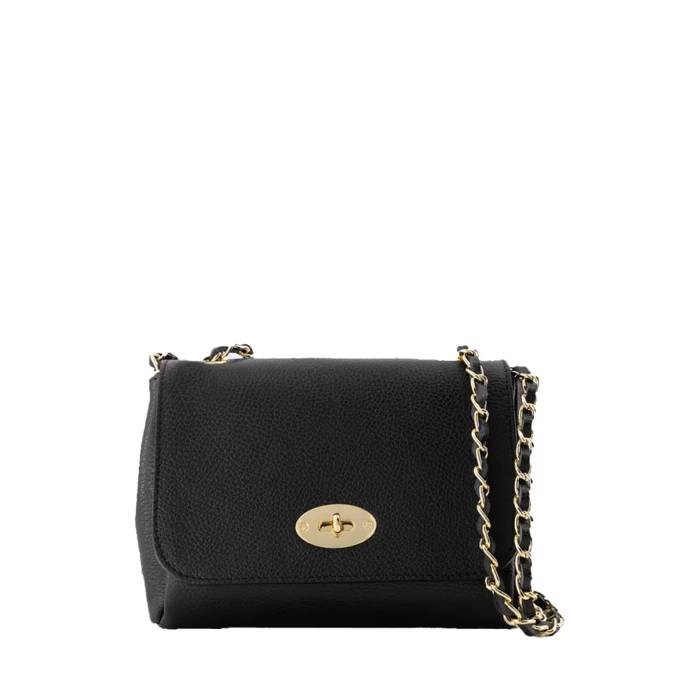 Zwarte Leren Crossbody-Tas<Olivia & Kate Cheap